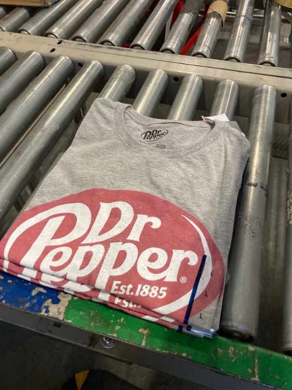 Photo 2 of  Dr Pepper Short Sleeve Graphic T-Shirt - Heather Gray L, 3 Pack