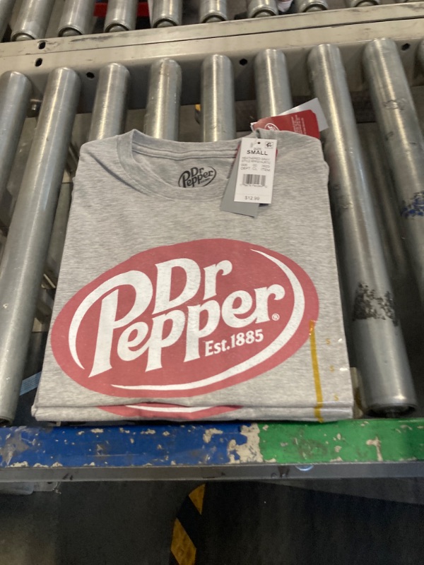 Photo 2 of  Dr Pepper Short Sleeve Graphic T-Shirt - Heather Gray S, 3 Pack