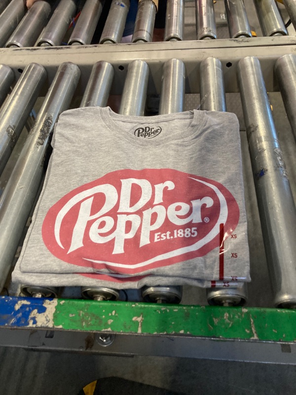 Photo 2 of  Dr Pepper Short Sleeve Graphic T-Shirt - Heather Gray XS, 2 Pack