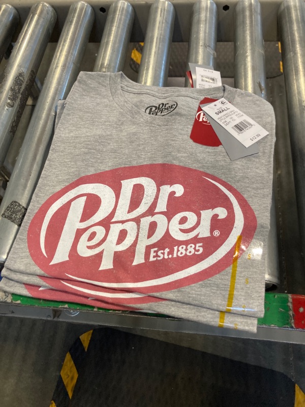 Photo 2 of  Dr Pepper Short Sleeve Graphic T-Shirt - Heather Gray S, 3 Pack