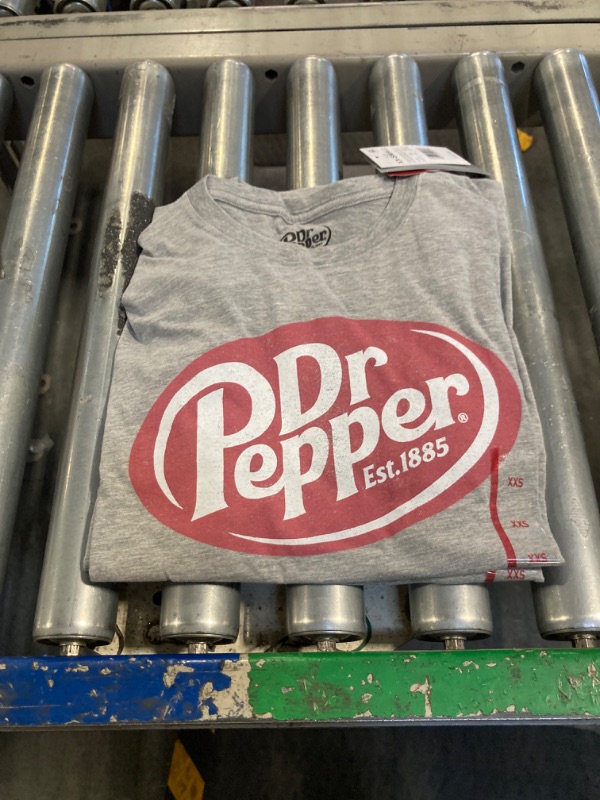 Photo 2 of  Dr Pepper Short Sleeve Graphic T-Shirt - Heather Gray XXS, 2 Pack