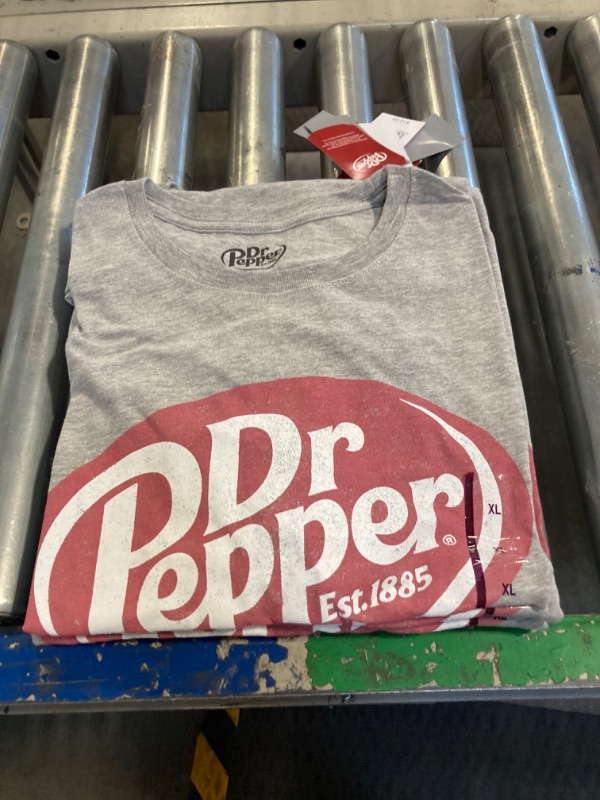 Photo 2 of  Dr Pepper Short Sleeve Graphic T-Shirt - Heather Gray XL, 3 Pack