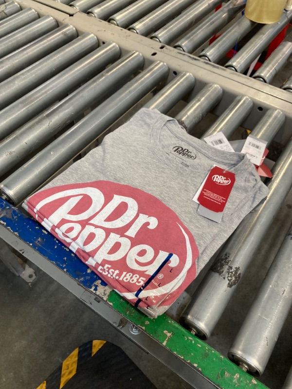 Photo 2 of  Dr Pepper Short Sleeve Graphic T-Shirt - Heather Gray L, 3 Pack