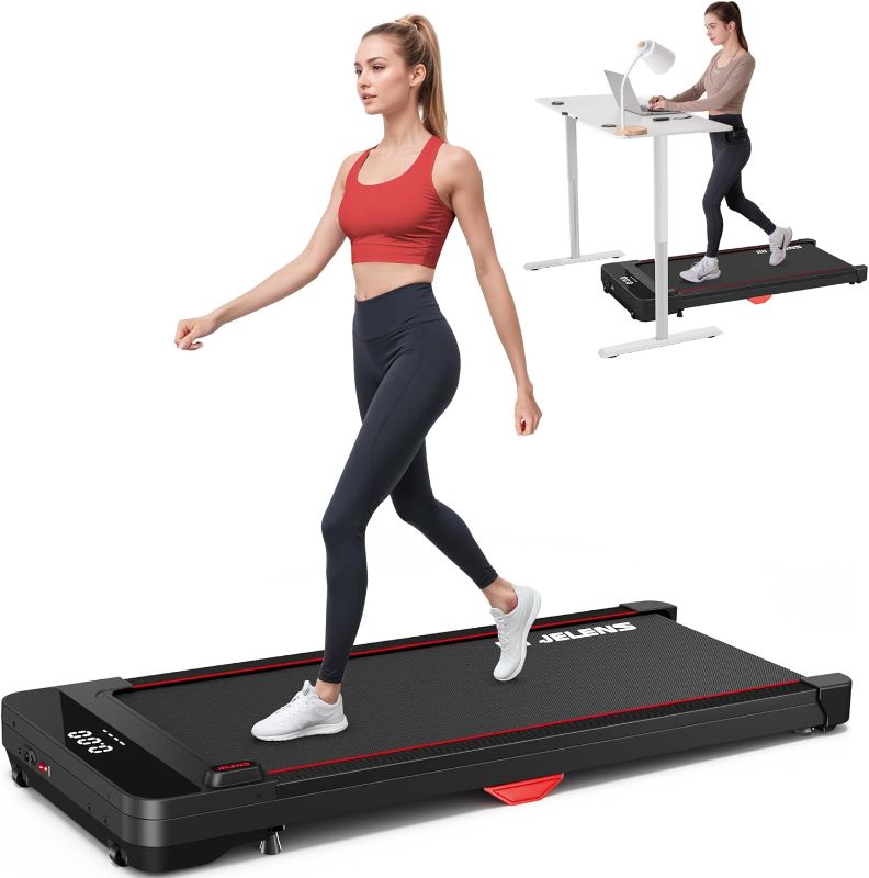 Photo 1 of  Walking Pad, Under Desk Treadmill, 2.5HP Portable Treadmills for Home/Office, Walking Jogging Machine with Remote Control, LED Display