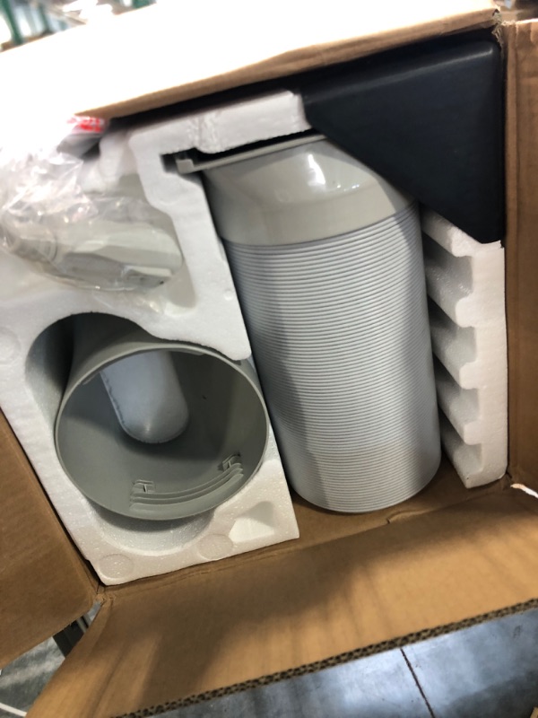 Photo 2 of ***DAMAGE ON THE BOX*** SereneLife Small Air Conditioner Portable 8,000 BTU with Built-in Dehumidifier - Portable AC unit for rooms up to 350 sq ft - WiFi app + Remote Control, Window Mount Exhaust Kit 8,000 BTU + WiFi App