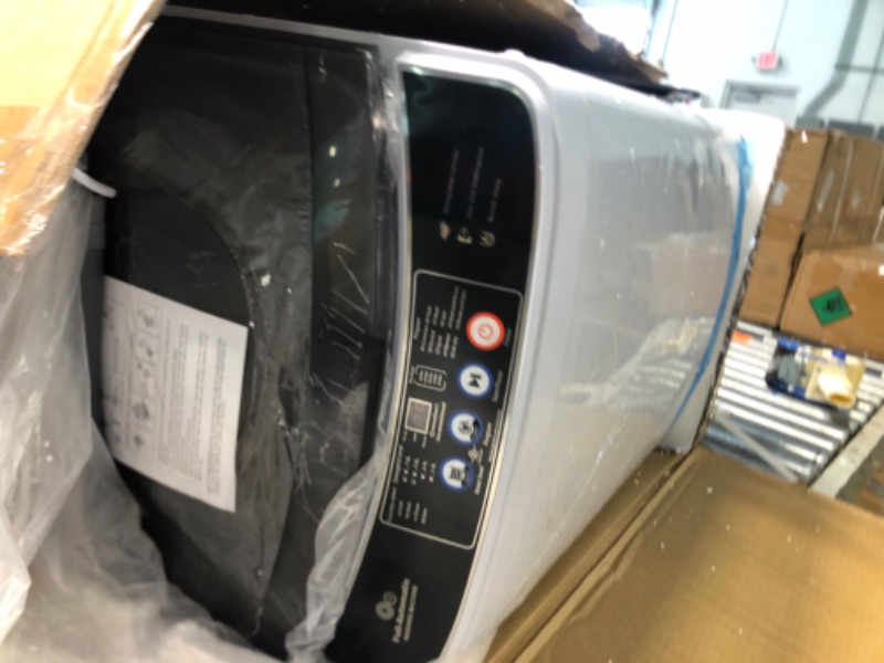 Photo 3 of ***DAMAGE ON THE BOX*** Portable Washing Machine, 15.6 Lbs Capacity 2.1Cu.ft Full-Automatic Portable Washer and Spin-Dryer Combo with LED Display 10 Programs 8 Water Levels, Compact Washer for Apartment, Dorm