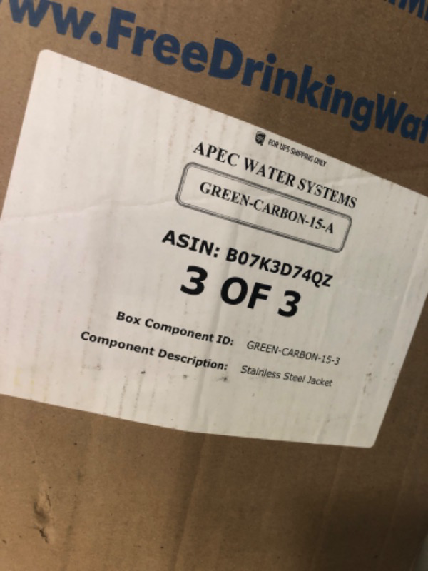 Photo 1 of APEC Water Systems GREEN-CARBON-15 Premium Whole House Water Filter System Up to 1,000K Gallon, Removes Chlorine, Chloramine, Hydrogen Sulfide and More Standard For 3-6 bathrooms