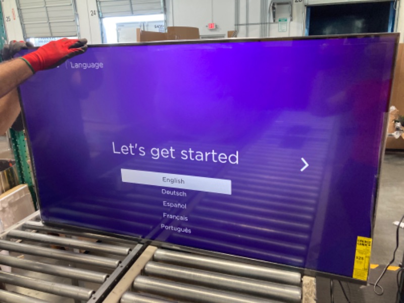 Photo 6 of ***DAMAGE ON THE BOX*** Roku 55" Plus Series 4K Dolby Vision HDR10+ QLED Smart RokuTV with Voice Remote Pro, Striking 4K Resolution, Automatic Brightness, Dolby Vision and HDR10+