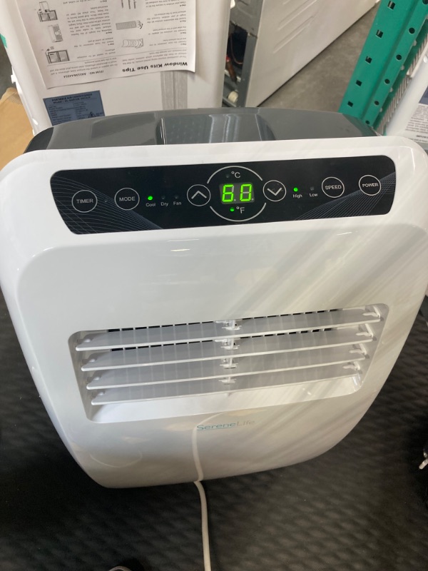 Photo 7 of ***PRODUCT DOES NOT HAVE REMOTE CONTROL*** 3-in-1 Portable Air Conditioner with Built-in Dehumidifier Function,Fan Mode, Remote Control, Complete Window Mount Exhaust Kit
