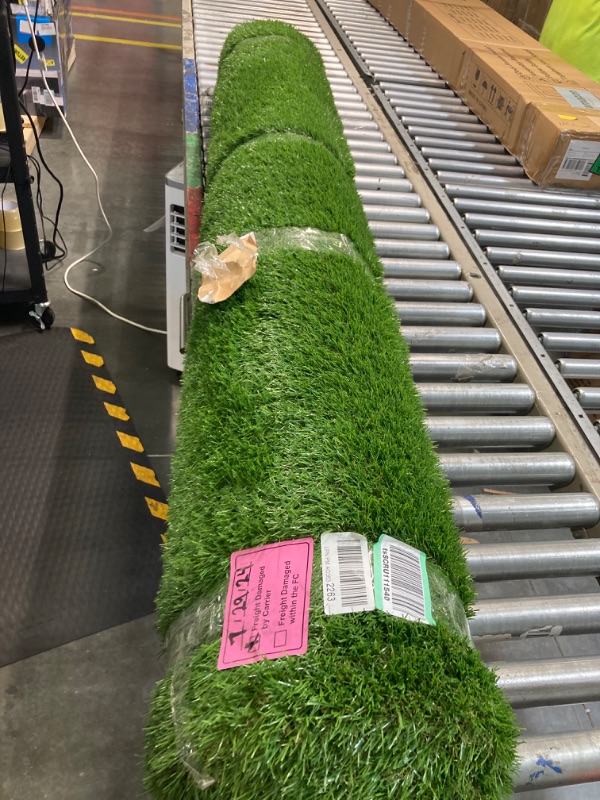 Photo 2 of ***THE MEASUREMENTS ARE UNKNOWN / ***product similar to the original photo*** / ***NO RETURNS*** LITA Realistic Deluxe Artificial Grass Synthetic Thick Lawn Turf Carpet Perfect for Indoor/Outdoor Landscape, 7'X13', Green
