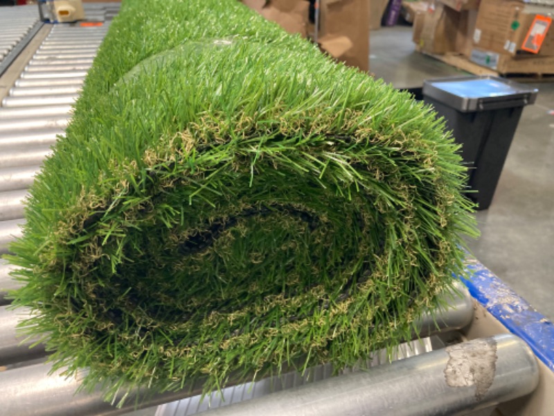 Photo 3 of ***THE MEASUREMENTS ARE UNKNOWN / ***product similar to the original photo*** / ***NO RETURNS*** LITA Realistic Deluxe Artificial Grass Synthetic Thick Lawn Turf Carpet Perfect for Indoor/Outdoor Landscape, 7'X13', Green
