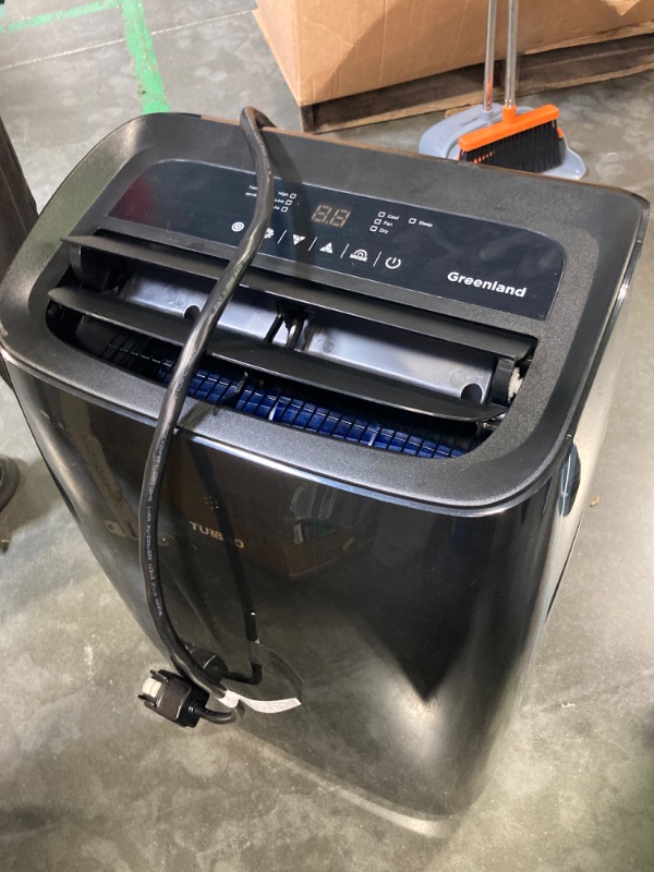 Photo 1 of ***PRODUCT DOES NOT WORK, CAN BE USED FOR SPARE PARTS, CAN BE USED FOR PARTS***TURBRO 14,000 BTU Smart WiFi Portable Air Conditioner, Cooling up to 600 Sq Ft, 3 in 1 Functions, with Remote, Supports Alexa Control, Greenland 14,000 BTU + WiFi