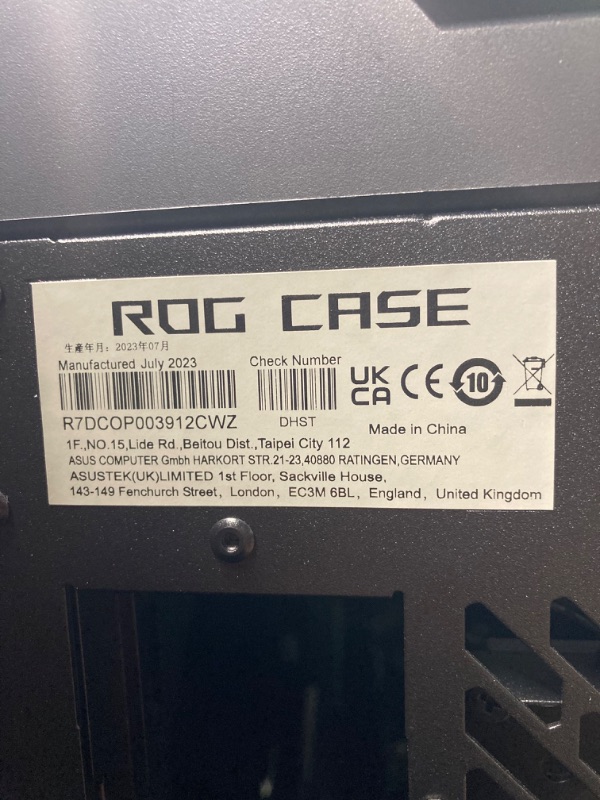 Photo 3 of ***ONLY CASE*** ROG HYPERION gaming case republic of gamer