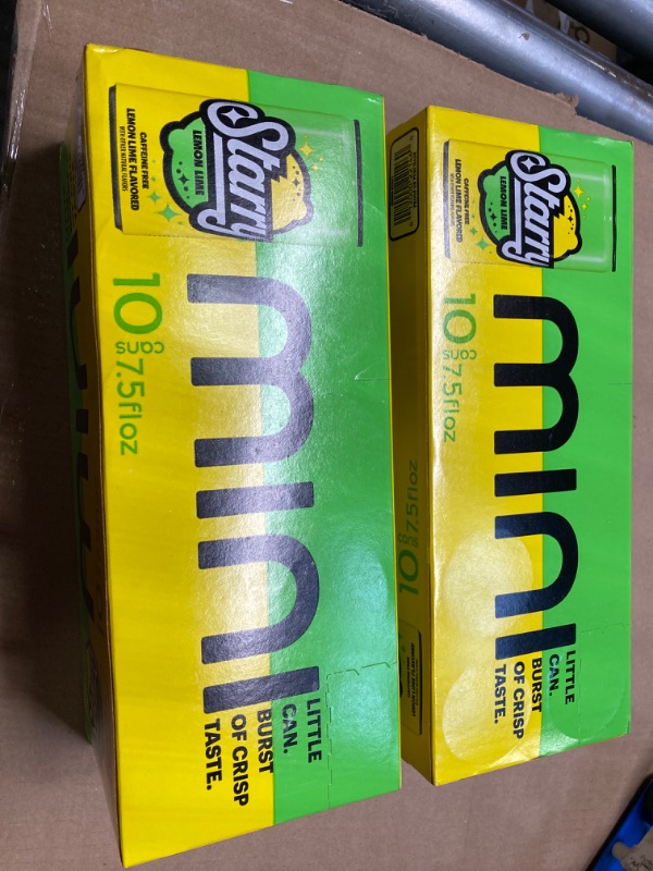 Photo 2 of ***2 PACK OF 10 CANS EACH*** Soda Mini Lemon Lime