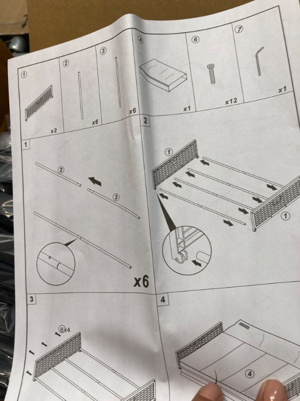 Photo 3 of ***BOX HAS STAINS, BUT DOES NOT AFFECT THE INTERNAL PRODUCT*** PINPON Under Bed Storage with Wheels (4 Pack), Large Capacity Drawer with Dust Cover, Storage Organizers Set Under Bed with Lid and Handle for Clothes Shoes Toys Books Bedding