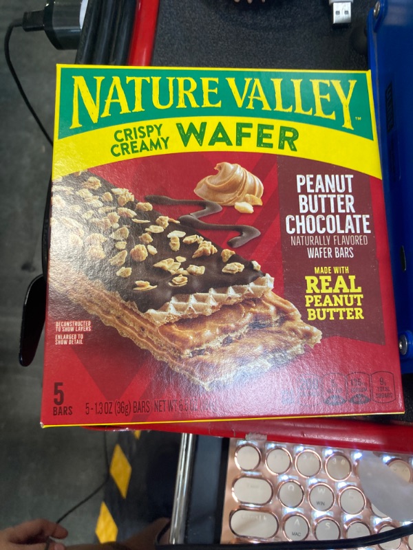 Photo 2 of ***EXP 22 FEB 2025***
Nature Valley PB Chocolate Crispy Creamy Wafer Bar - 6.5oz/5ct