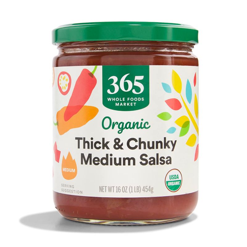 Photo 1 of 365 by Whole Foods Market, Organic Thick & Chunky Medium Salsa, 16 Ounce - 2 pk
