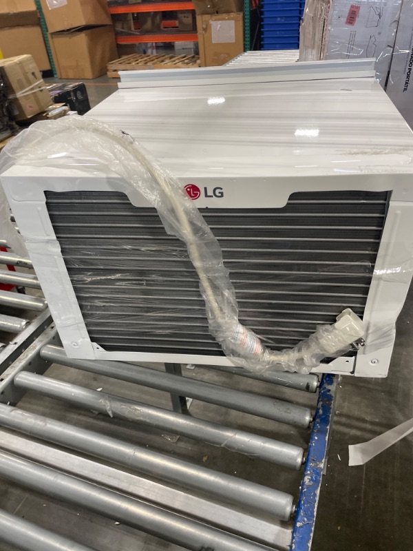 Photo 3 of 
LG 14,000 BTU 115V Programmable Window Air Conditioner with WiFi and Remote
Model: LW1522IVSM
|
Item: bci4343831
No front grill or Face for control of the unit