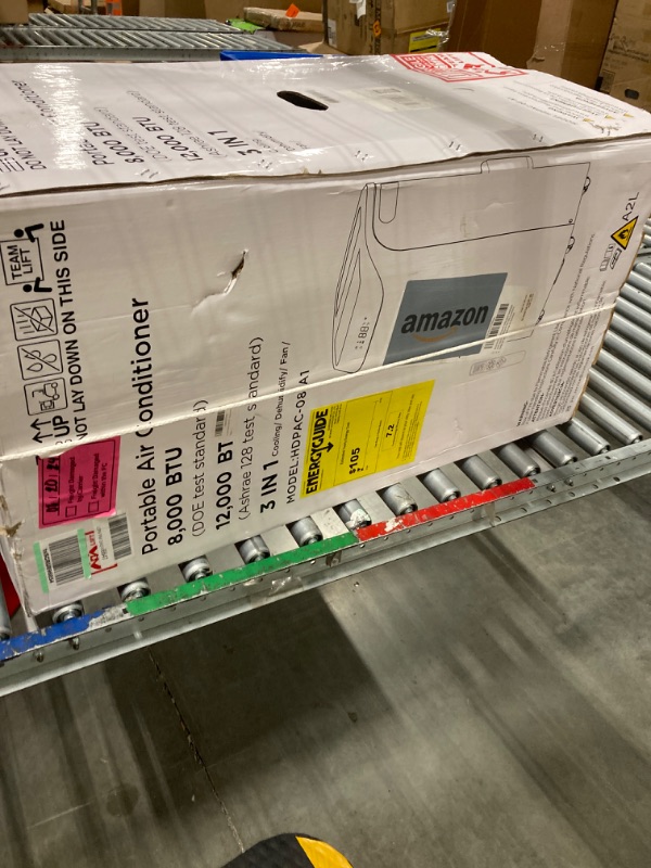 Photo 1 of ****USED** 12000 BTU Portable Air Conditioners with Remote Control, 3-in-1 Free Standing Cooling AC Unit with Fan & Dehumidifier, Cools Room up to 500 sq.ft, Smart/Sleep Mode,3 Speed,Auto Swing,Timer

