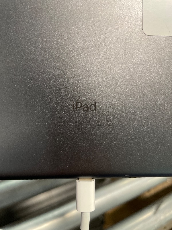 Photo 3 of ***** Scratch on top of screen****Apple iPad (9th Generation): with A13 Bionic chip, 10.2-inch Retina Display, 64GB, Wi-Fi, 12MP front/8MP Back Camera, Touch ID, All-Day Battery Life – Space Gray
