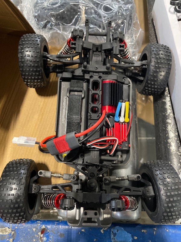 Photo 2 of ***** MISSING PIECES***HYPER GO H16PL 1/16 RTR Brushless RC Buggy, Fast RC Cars for Adults, Max 38 mph RC Truck, 4WD High Speed Racing RC Car with 2S 2000 mAh Battery for RC Basher