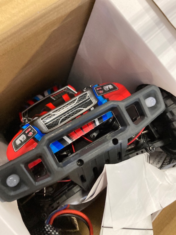 Photo 3 of ***No motor inside*** DEERC 1:10 Large Brushless RC Car for Adults, 3S 4X4 High Speed Monster Truck, 60+ KMH, All Terrain 2.4Ghz Hobby Electric RC Truck, Off-Road Remote Control Vehicle, 40+min, RC Crawler for Boys