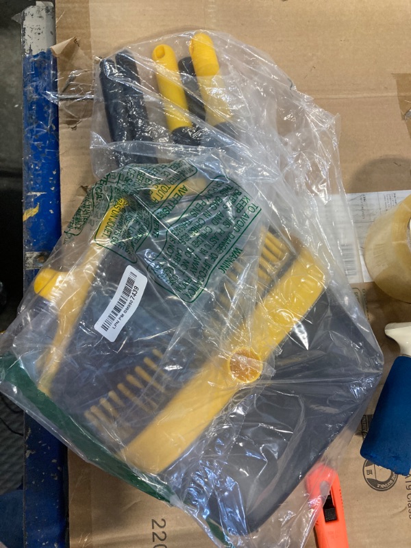 Photo 1 of ***USED** Broom and Dustpan Set, Broom with Dustpan Combo Set, 52" Long Handle Broom and Dustpan Set for Home Kitchen Room Office Lobby Indoor Floor Cleaning, Dust pan and Broom Set