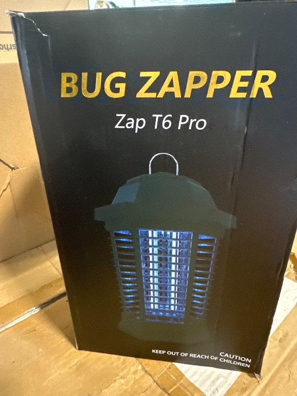 Photo 2 of ***For parts  only ***GOOTOP Bug Zapper Outdoor, Mosquito Zapper Outdoor, Electric Fly Zapper,Fly Traps, Mosquito Killer, 3 Prong Plug,Flying Insects Zapper Outdoor 90-130V, ABS Plastic Outer (Black) Large