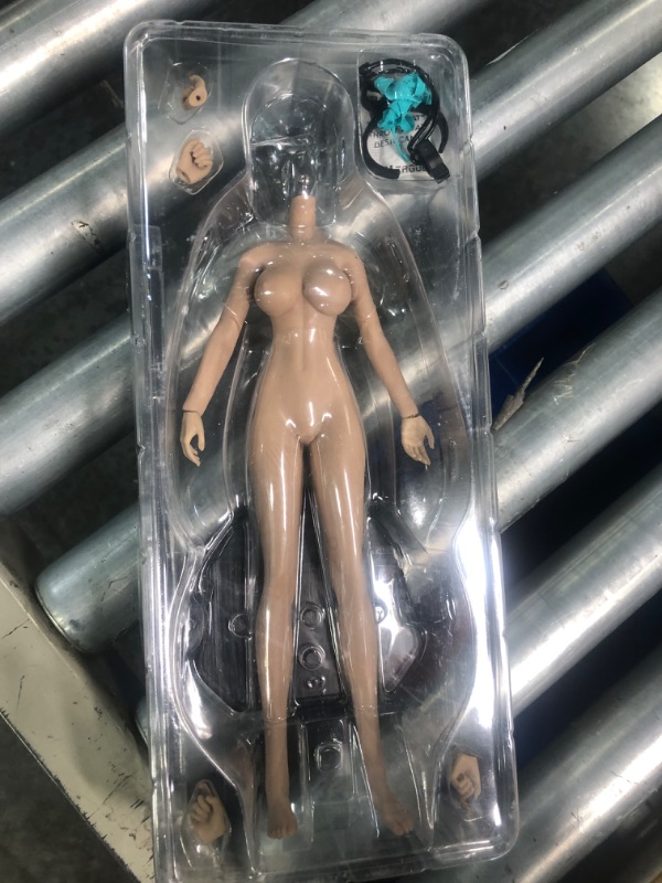 Photo 5 of *** Missing the head and outfit*** HiPlay TBLeague Seamless Action Figure Tall and Slender Body Type Large Bust 1:6 Scale S51A(Suntan,Without Head, Replaceable Feet)