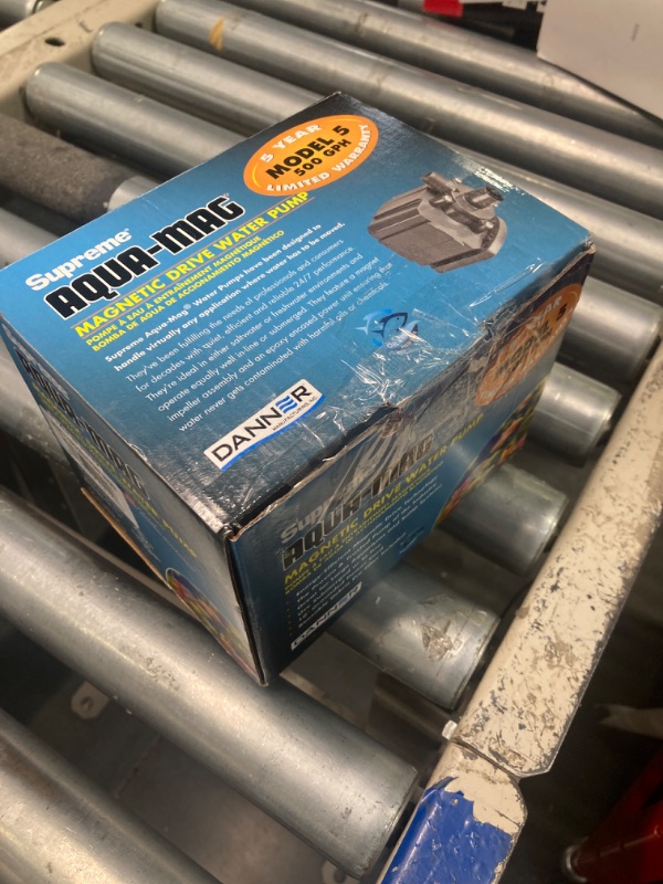 Photo 1 of ***USED, UNABLE TO TEST***
Danner Manufacturing, Inc., Supreme Aqua-Mag 500 GPH Magnetic Drive Water Pump, 02515
