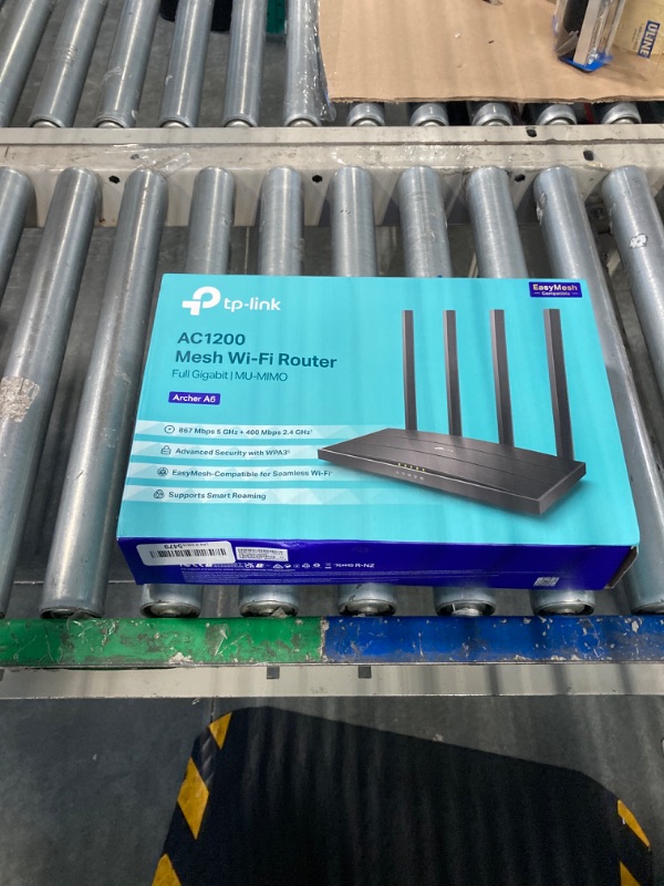 Photo 2 of ***USED***TP-Link Archer A6_V3 AC1200 Wireless MU-MIMO Gigabit Router