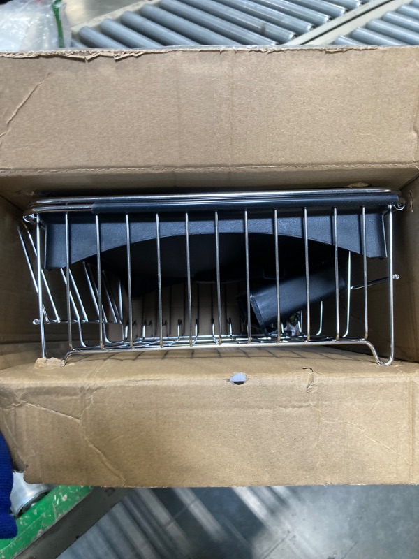 Photo 1 of ***USED***MAJALiS Sink Dish Drying Rack - Use for Countertops & in-Sinks & Over-Sink, Stainless Steel Dish Drainers for Kitchen Counter, Inside Sink Dish Dryer Racks, 10.4''W x 15.5''~23.5''L, Silver