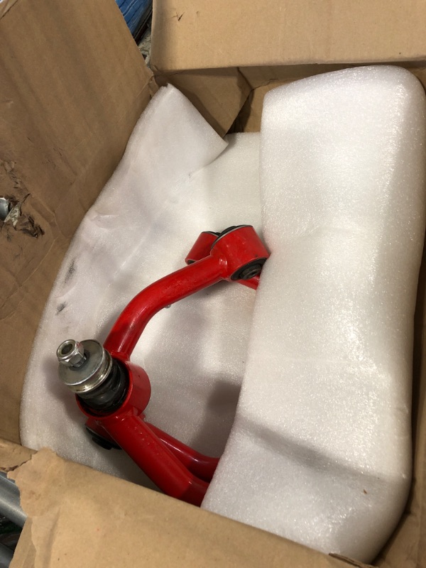 Photo 2 of ***HEAVILY USED*** KSP Front Upper Control Arm wih Ball Joint for 2007-2018 Silverado Sierra 1500, OE Control Arms Replacement for Tahoe Avalanche Suburban Yukon XL Cadillac Escalade K80669 K80670 K6541, Red