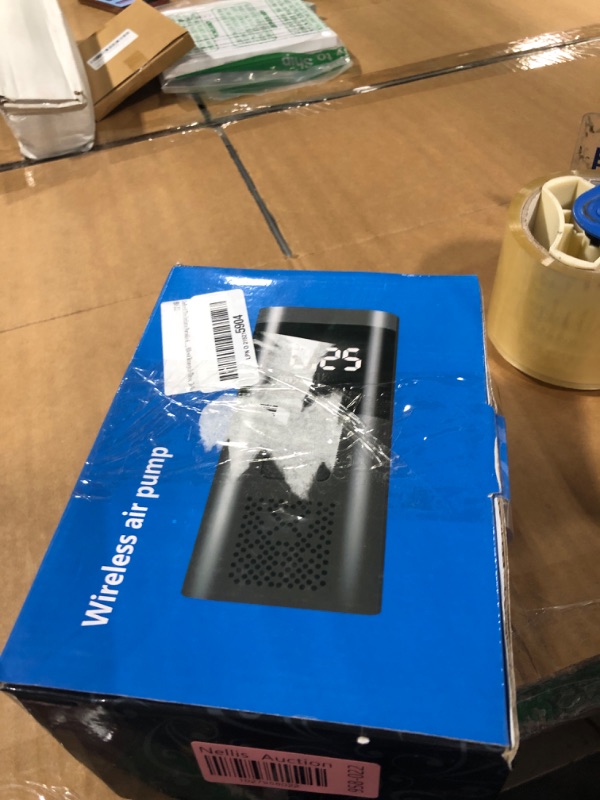 Photo 2 of ***Doesn't have a cable to transfer air***Tire Inflator Portable Air Compressor 150PSI 20000mAh Powerful Tire Inflator, 2X Faster Inflation Electric Air Pump with LCD Display for Cars Accessories, Bikes & Motorcycle Tires