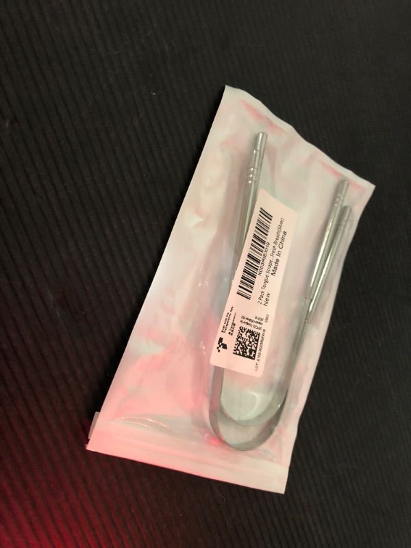 Photo 1 of 2 Pcs Tongue Scraper,Stainless Steel Tongue Cleaners,Tongue Scraper for Adults, Reduce Bad Breath and Fresh Breath(Silver is 