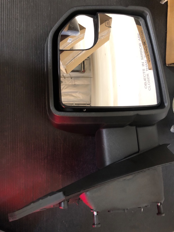 Photo 2 of 1pc---Right Passenger side Mirror with Power Glass,Heated, Puddle Lights,Clearnce Lamp and Manual Folding Fits 2015-2020 Ford F150 Replace FL3Z17682DC (9 Pins) Right 9 Pins