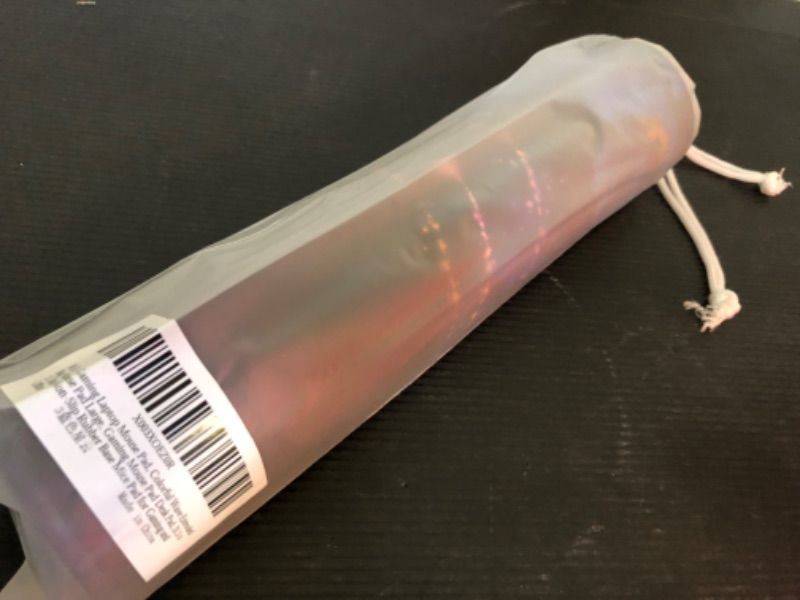 Photo 1 of Gaming Laptop Mouse Pad, Colorful Wave Extended Big Mouse Pad Large, Gaming Mouse Pad Desk Pad, 31.5 x 11.8in Non-Slip Rubber Base Mice Pad for Gaming and Office