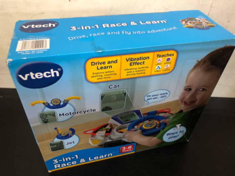 Photo 1 of VTech 3-in-1 Race and Learn,Blue