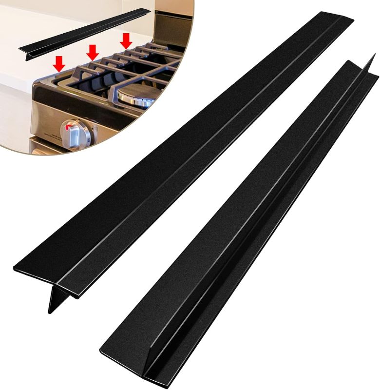 Photo 1 of “T” Stove Cover,Stainless Steel Stove Gap Covers Oven Gap Filler Stove Counter Gap Covers Heat Resistant & Easy to Clean Stove Gap Guard,Protect Stove Gap Filler Sealing Spills in Kitchen 23.5"
