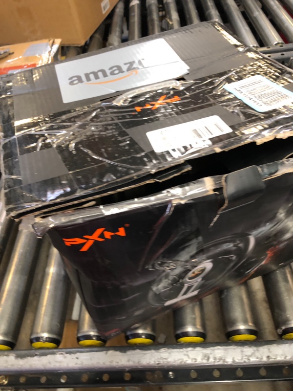 Photo 1 of USED---Game Racing Wheel, PXN-V3II 180° Competition Driving Wheel Volante with Universal USB Port and with Pedal, Suitable for PC, Xbox Series X|S, Xbox One PS3, PS4, Nintendo Switch - Orange