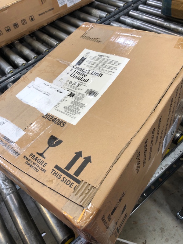 Photo 3 of Amazon Basics Smudge Resistant Small Rectangular Trash Can With Soft-Close Foot Pedal, for Bathroom/ Living room, Brushed Stainless Steel,12 Liter/3.1 Gal, Satin Nickel Finish,11.3"L x 9.9"W x 15.1"H