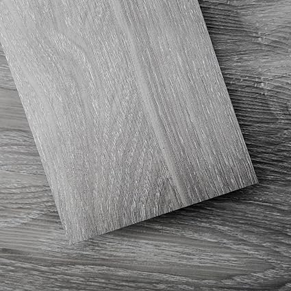 Photo 1 of Art3d Peel and Stick Floor Tile Vinyl Wood Plank 36-Pc 54 Sq.Ft, , Rigid Surface Hard Core Easy DIY Self-Adhesive Flooring white