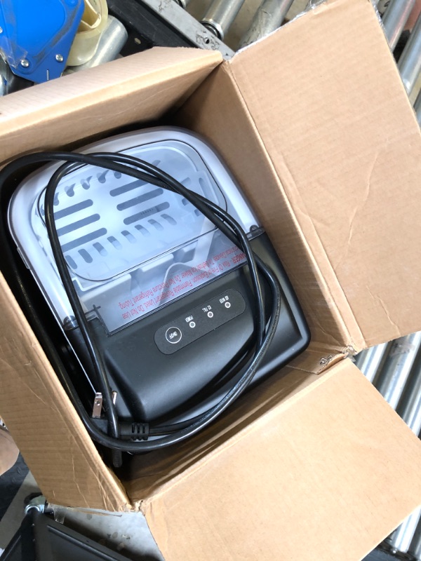 Photo 2 of COWSAR Ice Maker Countertop, Portable Ice Machine with Self-Cleaning, 26.5lbs/24Hrs, 9 Bullet Ice Cubes in 6 Mins, Ice Basket and Scoop, Ideal for Home, Kitchen, Bar, Camping 26.5LBS / 24H Black 1