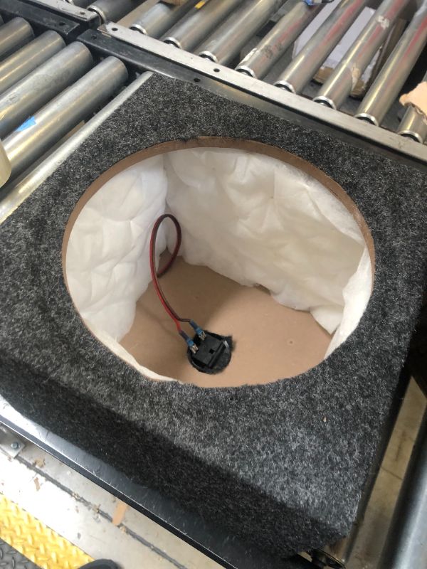 Photo 1 of  Material Single Car Audio Subwoofer Enclosure Box