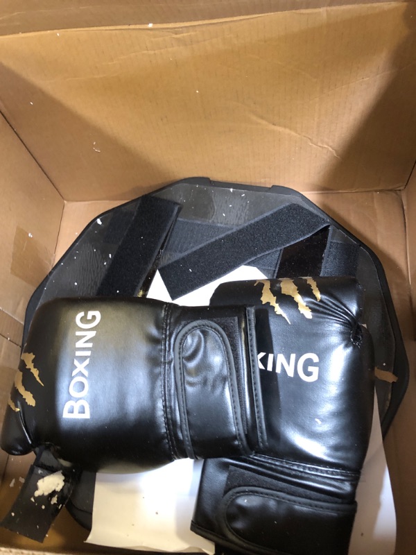 Photo 1 of Music Boxing Machine with Boxing Gloves, Wall Mounted Smart Bluetooth Music Boxing Trainer, Electronic Boxing Target Workout Punching Equipment for Home, Indoor and Gym