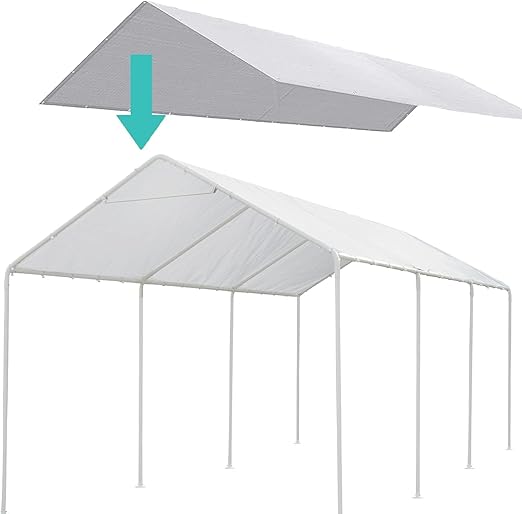 Photo 1 of Carport Replacement Canopy Cover Garage Top Tent Shelter Tarp