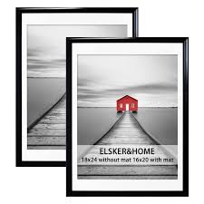 Photo 1 of 18x24" 2 pack black frames 