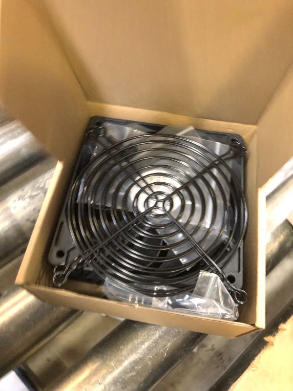 Photo 2 of 120x120x25mm 120mm 12V 0.45A 2Pin Computer Fan with AC Plug Cabinet Fan DC Brushless Cooling Fan Brushless DC Cooler Case Cooling Fan 12V gpu Mining rig Fan(2*3000RPM FAN + FAN SPEEDCONTROL)