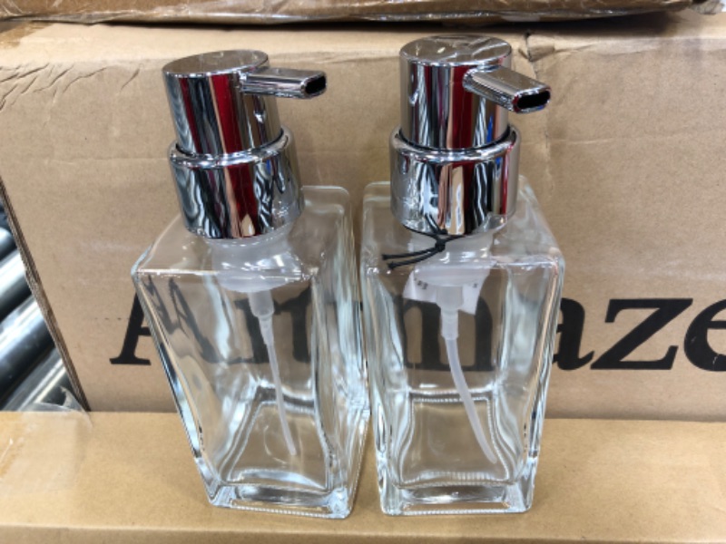 Photo 1 of  Glass Refillable Liquid Soap Dispenser Pump Bottles  