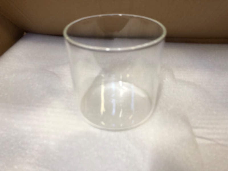 Photo 2 of  12 Pack Glass Cylinder Vases Clear 4in